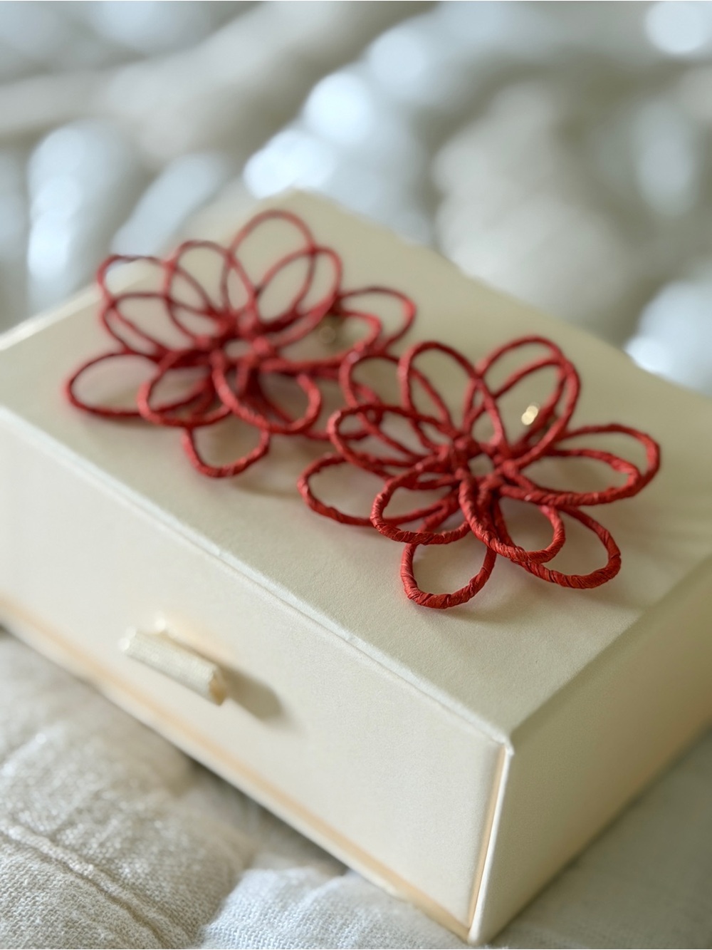 Sezane Cassandre Earrings Coral - Size TU - Picture 3 of 7